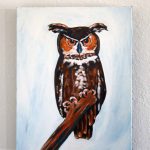 Great Horned Owl Painting