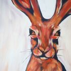 Jack Rabbit painting by Julie Wright