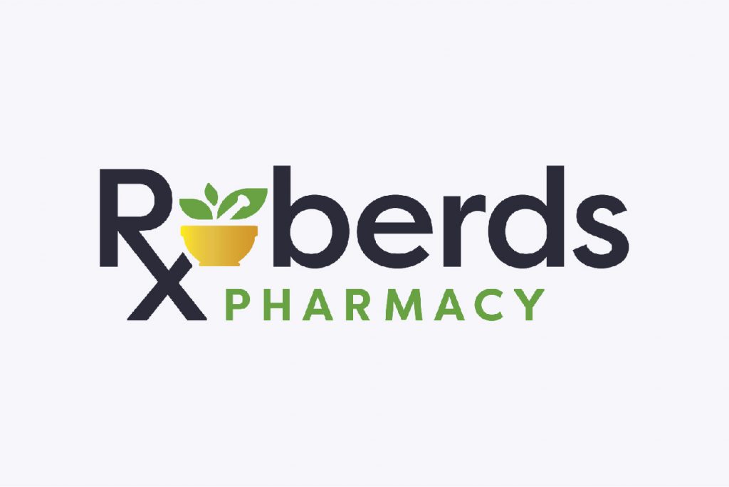 Roberds Pharmacy Logo Design by Julie Wright