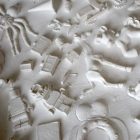 Julie Wright Art Plaster Relief