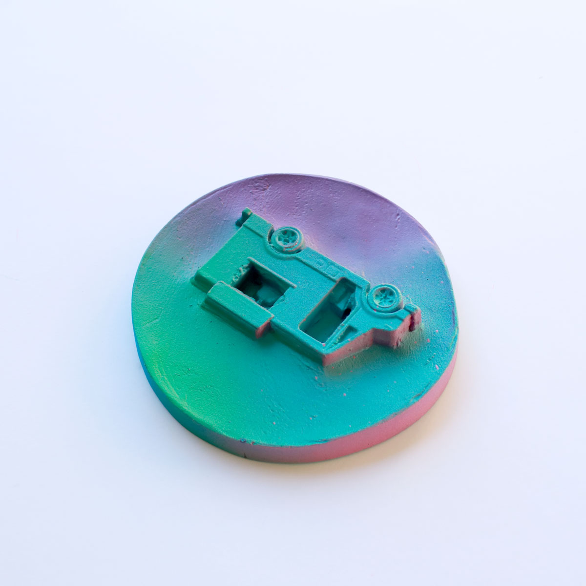 Julie Wright Food Truck Art Plaster Relief