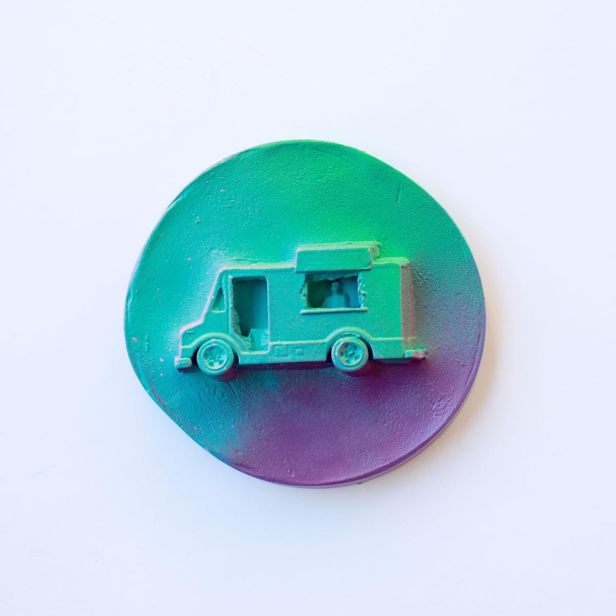 JulieWrightArt_FoodTruck_03 Julie Wright Food Truck Art Plaster Relief