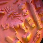 Julie Wright Art Plaster Relief