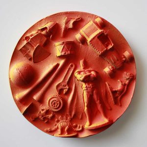 Julie Wright Art Plaster Relief
