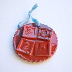 Julie Wright Art Plaster Relief Ornament