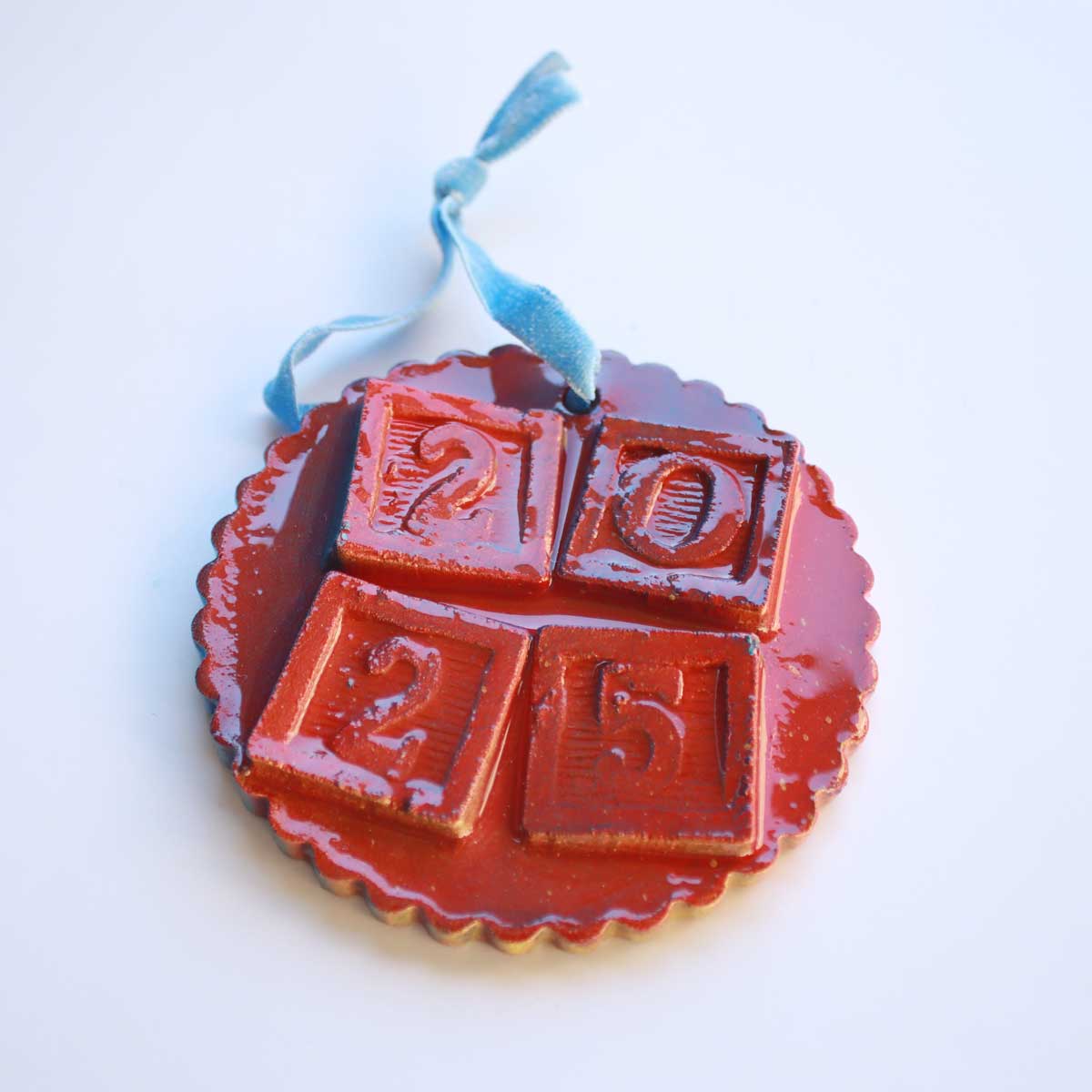 Julie Wright Art Plaster Relief Ornament