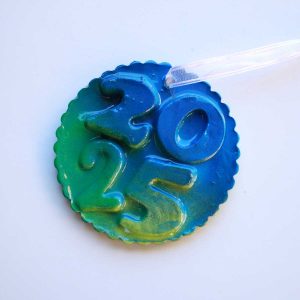 Julie Wright Art Plaster Relief Ornament