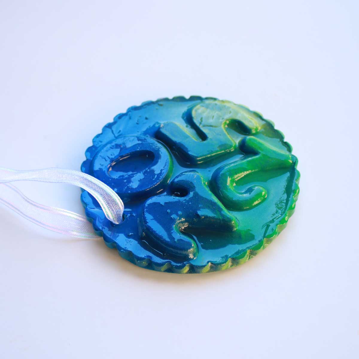 Julie Wright Art Plaster Relief Ornament