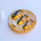 Julie Wright Art Plaster Relief Ornament