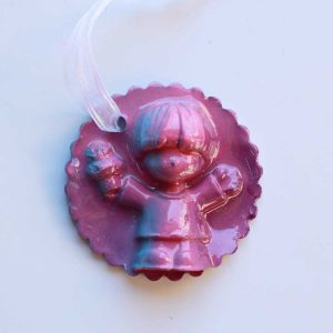 Julie Wright Art Plaster Relief Ornament