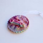 Julie Wright Art Plaster Relief Ornament