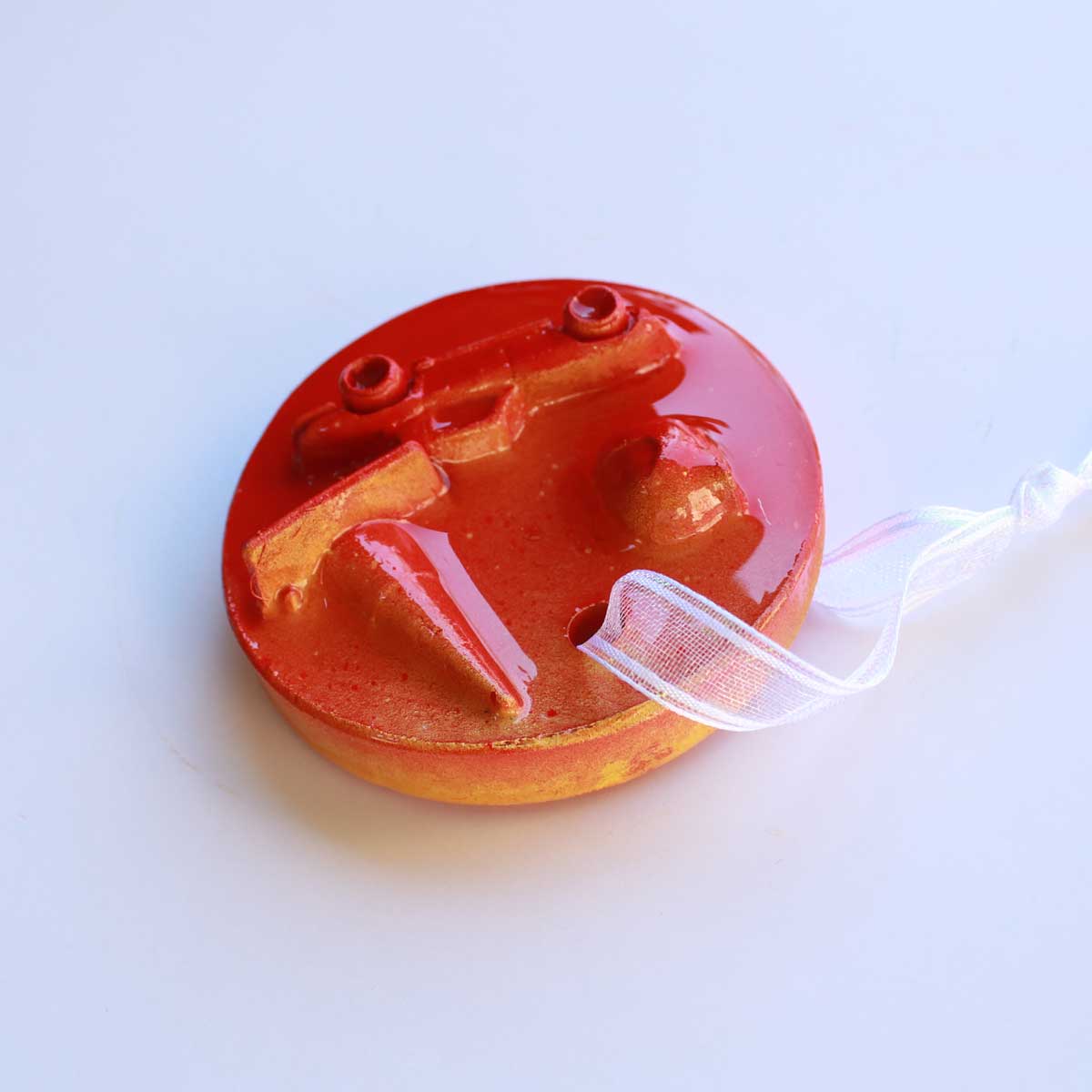 Julie Wright Art Plaster Relief Ornament