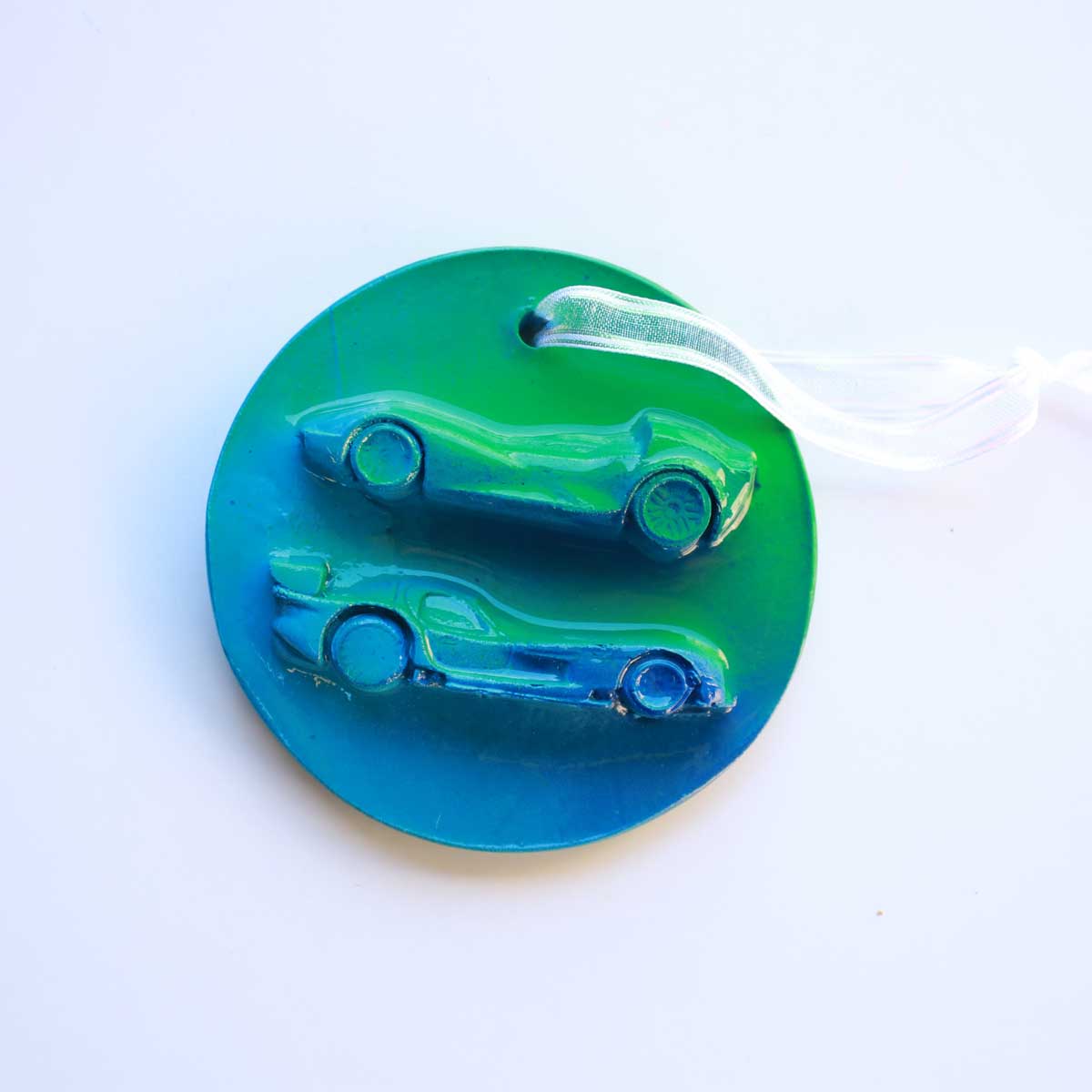 JulieWrightArt_Ornament_cars_02 Julie Wright Art Plaster Relief Ornament