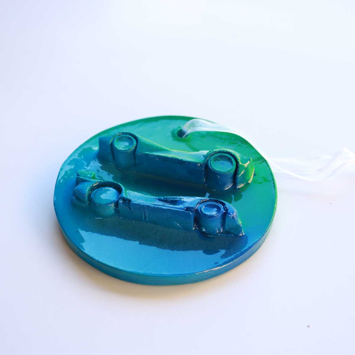 Julie Wright Art Plaster Relief Ornament