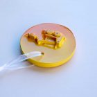 Julie Wright Art Plaster Relief Ornament