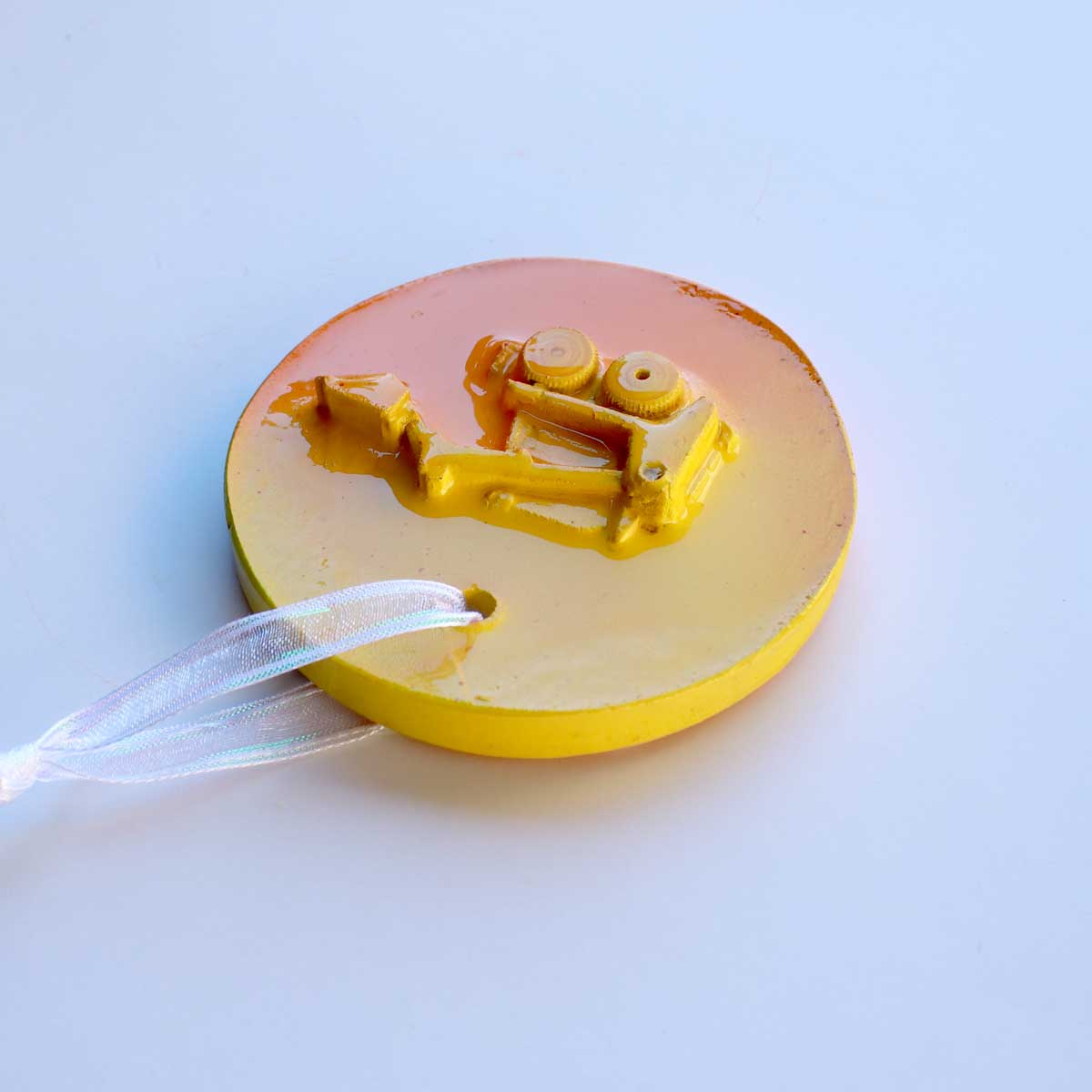 Julie Wright Art Plaster Relief Ornament