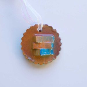 Julie Wright Art Plaster Relief Ornament