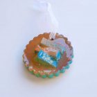 Julie Wright Art Plaster Relief Ornament