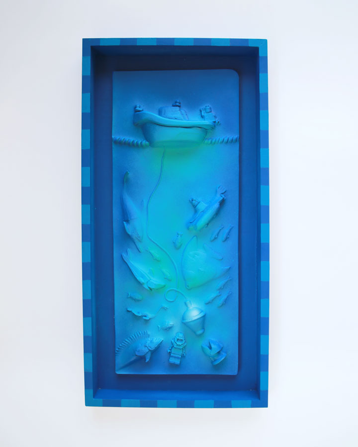 Julie Wright Art Plaster Relief