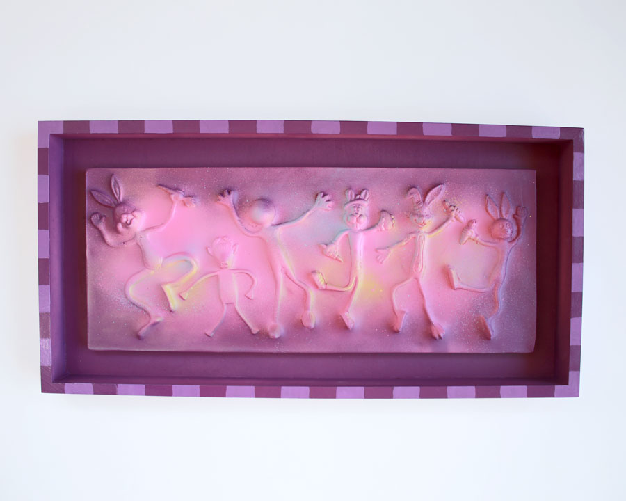 Julie Wright Art Plaster Relief