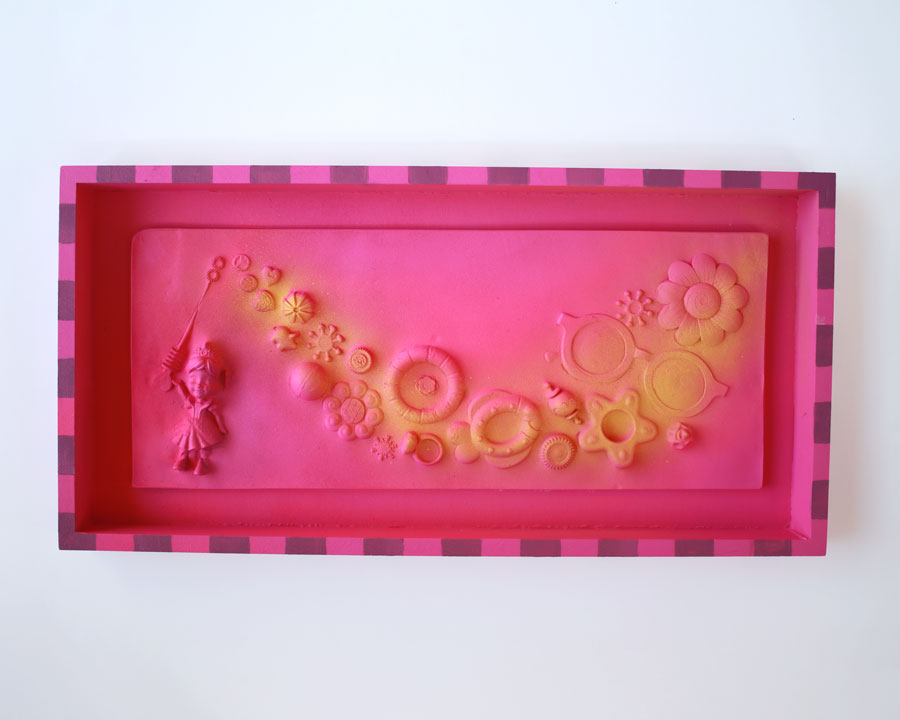 Julie Wright Art Plaster Relief