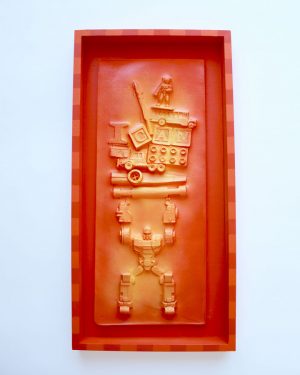 Julie Wright Art Plaster Relief