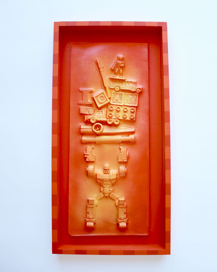 Julie Wright Art Plaster Relief